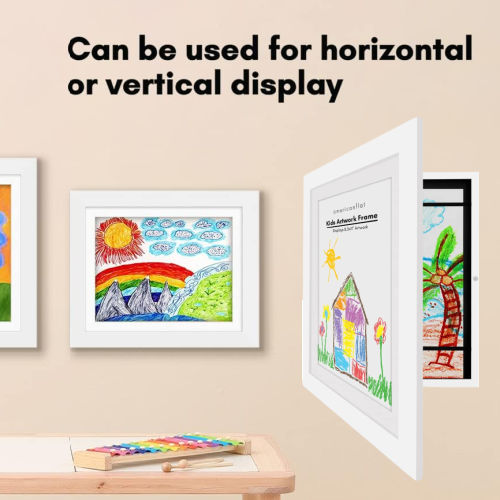 Prime Exclusive Deal: Front Loading Kids Art Frame $16.99 Shipped Free (Reg. $20) – 5 Colors, Holds 100 Artworks