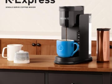 Keurig K-Express Single Serve K-Cup Pod Coffee Brewer $79.49 Shipped Free (Reg. $90) –  Brew an 8, 10, or 12 oz. cup