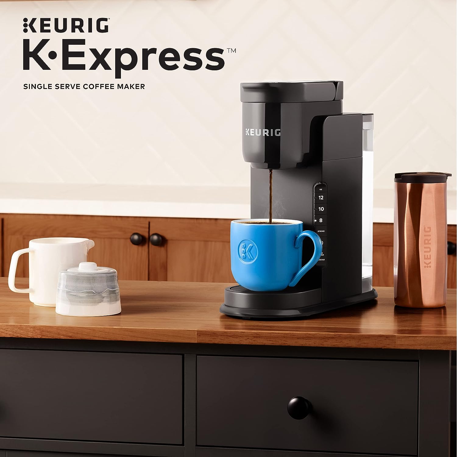 Keurig K-Express Single Serve K-Cup Pod Coffee Brewer $79.49 Shipped Free (Reg. $90) –  Brew an 8, 10, or 12 oz. cup
