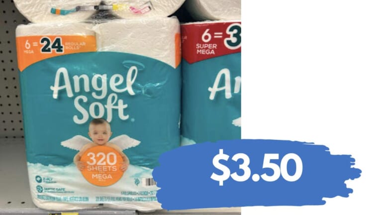 Angel Soft Bath Tissue for $3.50 at Walgreens