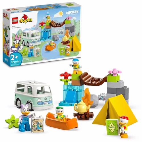 LEGO DUPLO Disney Mickey and Friends Camping Adventure Building Toy Playset