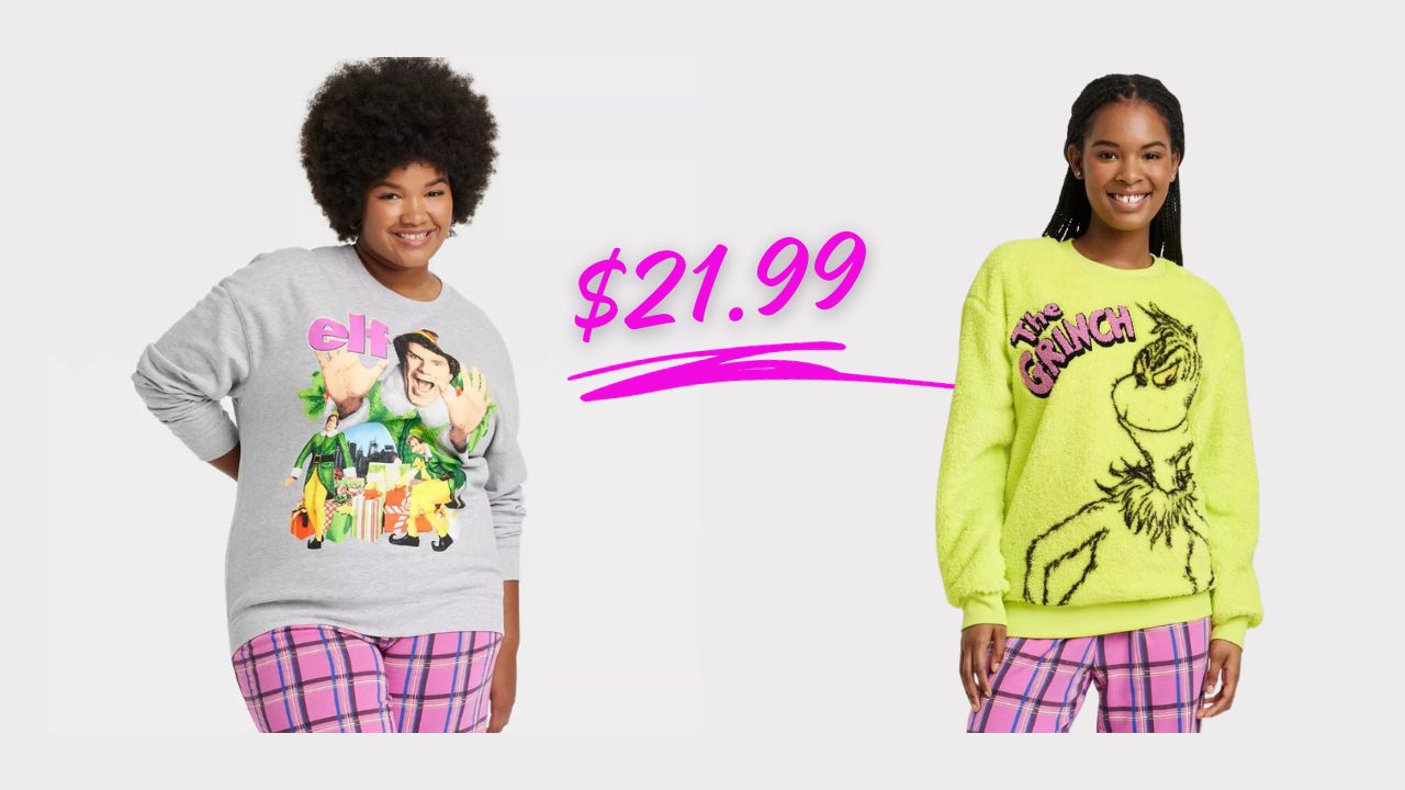 Popular Character Christmas Sweatshirts From $20 at Target