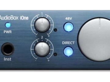 PreSonus AudioBox iOne 2x2 USB 2.0 / iPad Recording Interface for $49 + free shipping