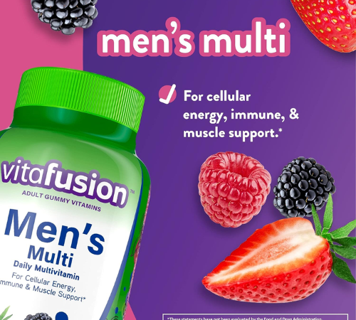 Vitafusion 150-Count Multivitamin Gummies for Men as low as $5.53 when you buy 3 After Coupon (Reg. $15) + Free Shipping – 4¢/Gummy