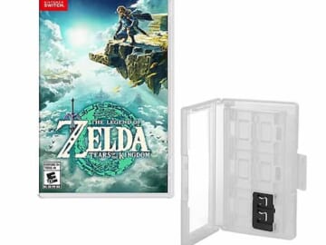 Nintendo Switch: Zelda: Tears of the Kingdom Game & Caddy