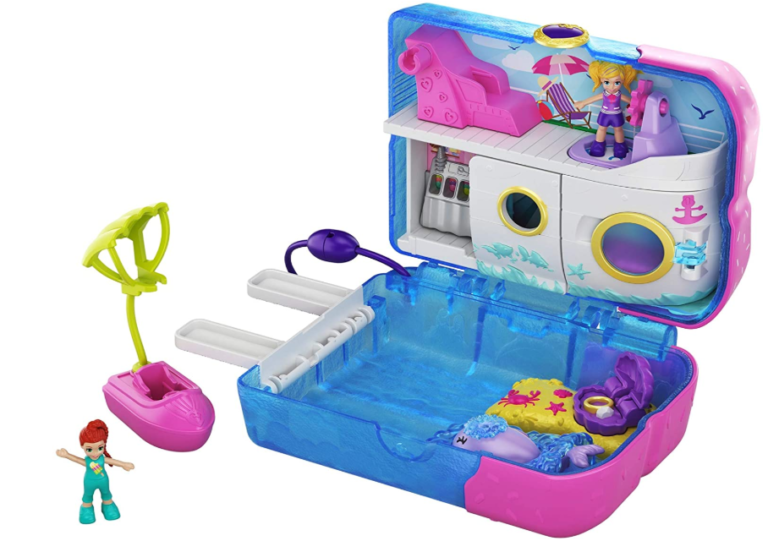 Polly Pocket Cruise Ship Playset, Sorry!, Bubble Machine Gun & more (8/4)