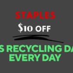 $10 Off at Staples!