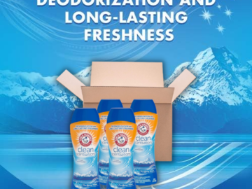 Arm & Hammer 4-Pack Clean Scentsations Purifying Waters In-Wash Scent Booster as low as $13.15 After Coupon (Reg. $26) + Free Shipping – $3.29/24 Oz Bottle