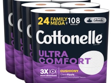 Cottonelle Toilet Paper, Fresh Step Cat Litter, ChapStick Total Hydration Lip Balm & more (8/4)