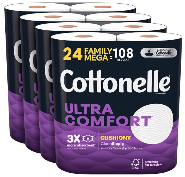 Cottonelle Toilet Paper, Fresh Step Cat Litter, ChapStick Total Hydration Lip Balm & more (8/4)