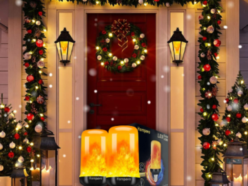 LED Flame 2-Pack Light Bulbs $16.14 After Coupon (Reg. $24) – $8.07 Each – Great for Halloween