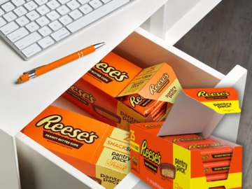 REESE’S 25-Count Milk Chocolate Snack Size Peanut Butter Cups $6.27 (Reg. $15) – 25¢/Cup