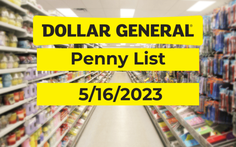 Dollar General Penny Deals | May 16th, 2023