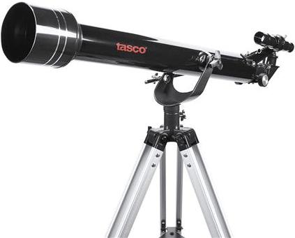 tasco Novice 60x800mm f/13 AZ Refractor Telescope for $50 + free shipping