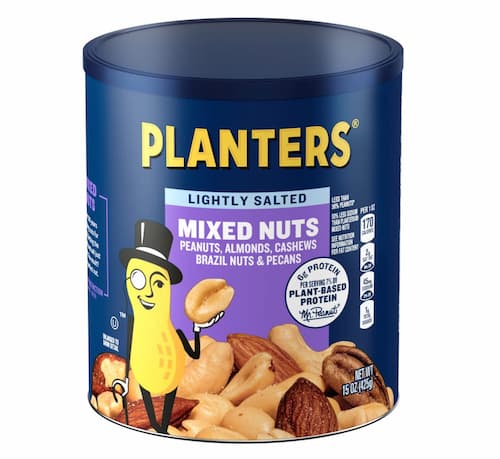 Planters Lightly Salted Mix Nuts 15 Oz Canister