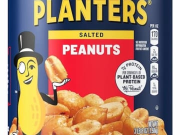 Planters Salted Peanuts 56 oz Canister