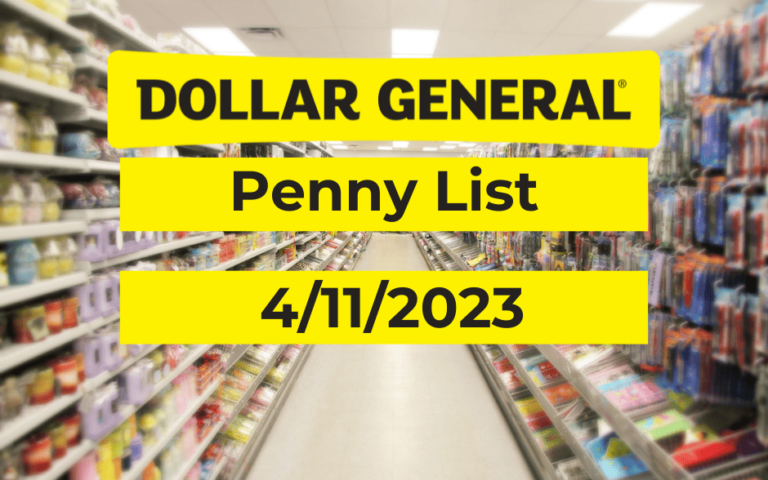 Dollar General Penny Deals | April 11, 2023