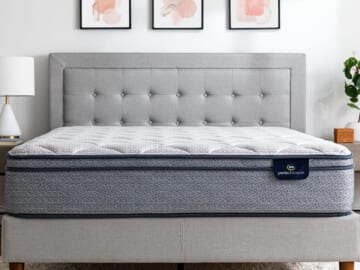 Serta Perfect Sleeper Charlotte 11.5" Medium Plush Queen Mattress w/ Adjustable Base for $600 + free delivery