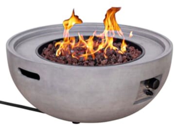 Four Seasons Courtyard 50,000-BTU Round Concrete Gas Fire Pit for $136 + free shipping