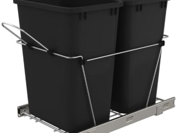 Rev-A-Shelf 35-Qt. Double Pull Out Trash Can for $76 + free shipping