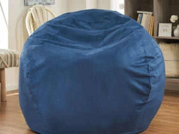 GDF Studio Waldo Faux Suede 5-Foot Bean Bag for $71 + free shipping