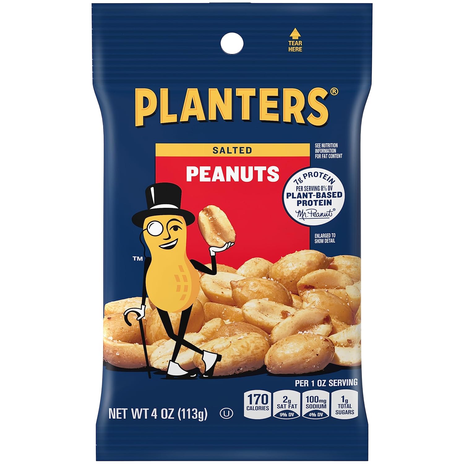 Planters Salted Peanuts, 12-Count as low as $8.49 Shipped Free (Reg. $14.28) – $0.71/4-Oz Bag
