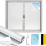 Frosted Window Privacy Film with Tools, 17.5in x 6.5ft $5.49 when you buy 2 After Coupon (Reg. $10)