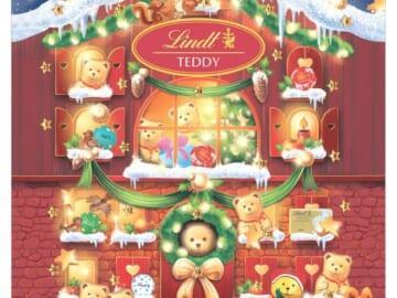 Lindt Holiday Teddy Bear Advent Calendar for $10 + free shipping w/ $35