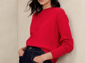 Banana Republic Factory Women's Coveted Sweater for $34 + free shipping w/ $50
