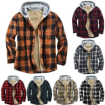 Men's Flannel Shacket for $15 + $9 shipping