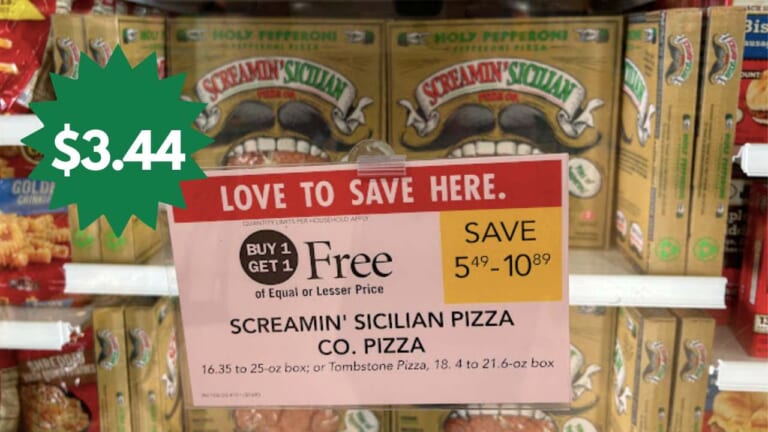 $3.44 Screamin’ Sicilian Pizza | Deals at Food Lion, Publix, & Harris Teeter