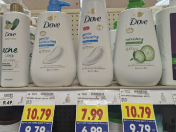 Big Bottles Of Dove Body Wash As Low As $6.79 At Kroger (Regular Price $10.79)