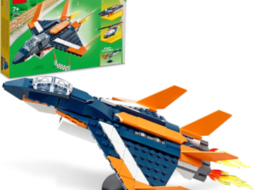 LEGO Creator 215-Piece 3-in-1 Supersonic-Jet Building Kit $15.99 (Reg. $20)
