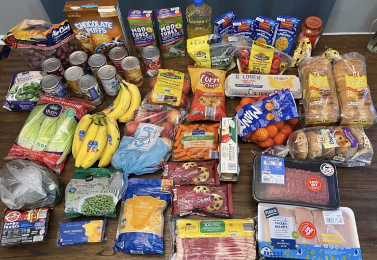 Gretchen’s $132 Grocery Shopping Trip and Weekly Menu Plan for 6