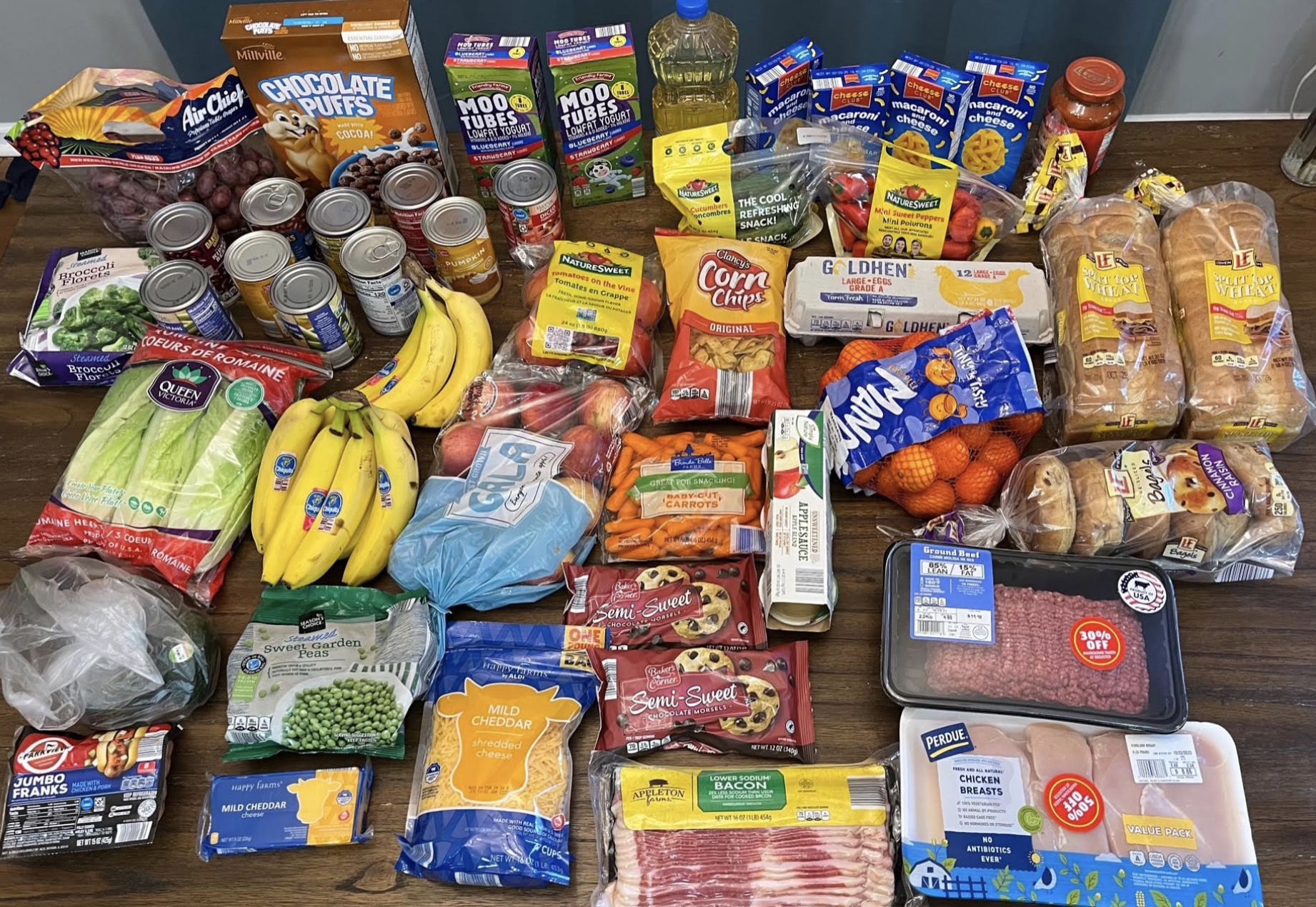 Gretchen’s $132 Grocery Shopping Trip and Weekly Menu Plan for 6