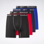 Reebok Men's Performance Boxer Brief 4-Pack (Large) for $16 + free shipping