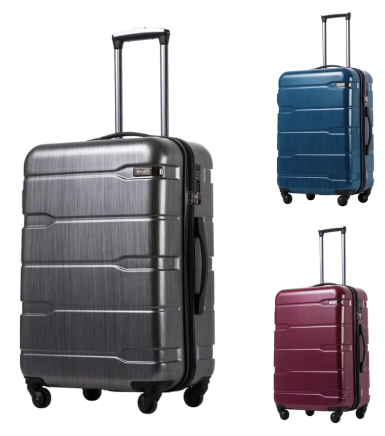 Coolife Hardside Spinner Luggage Suitcase