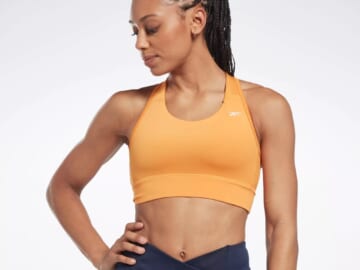 Reebok Women's Running Essentials High Impact Sports Bra for $12 + free shipping