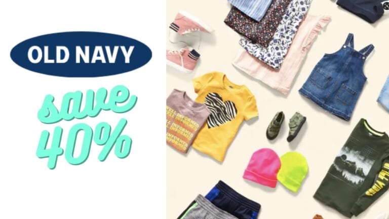 40% Off Old Navy Clearance = Crazy Good Deals | Today Only!