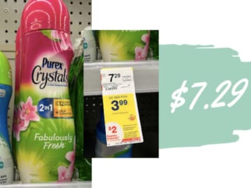 $1.74 Purex Crystals In-Wash Fragrance Boosters (reg. $7.29)