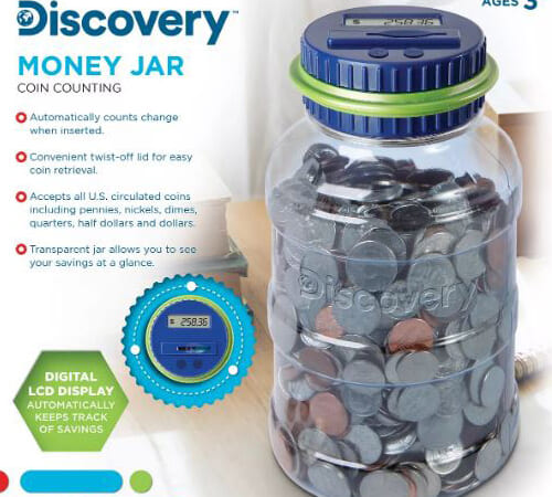 Discovery Kids Digital Coin-Counting Money Jar with LCD Screen $9.99 (Reg. $25)