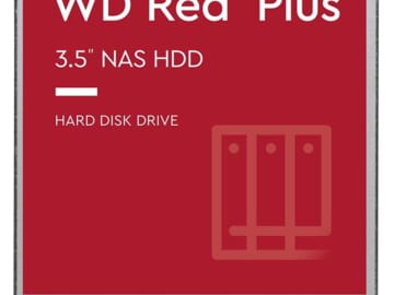 Western Digital 6TB WD Red Plus NAS Internal Hard Drive for $200 for 2 + free shipping