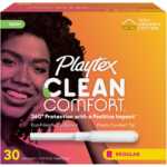 Playtex 30-Count Clean Comfort Organic Cotton Tampons as low as $4.21 when you buy 3 After Coupon (Reg. $11.19) + Free Shipping – 14¢ Each