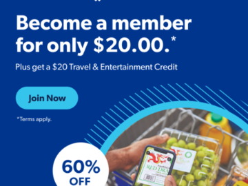 New Fall Promo! Save 60% on a 1-Year Membership + Receive a $20 Travel & Entertainment Credit all for just $20!