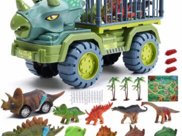 Dinosaur Truck and Play Mat Set