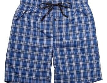 Architect Men's Plaid Woven Pajama Shorts for $3 + free shipping