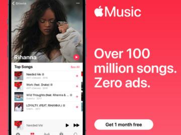 Experience the world of music with Apple Music: FREE for 1 month!