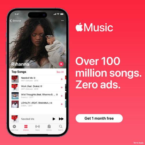 Experience the world of music with Apple Music: FREE for 1 month!