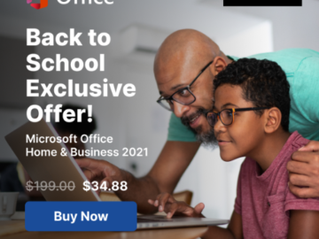 Get Microsoft Office Home & Business Lifetime License for just $34.88 – 84% off!