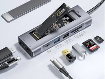 Essager 8-in-1 USB-C Hub for $32 + free shipping